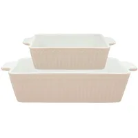 GREENGATE Auflaufformen 2er-Set klein Alice creamy fudge