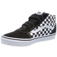 Vans Ward Mid V Sneaker, Checker Black/White, 37 EU