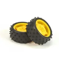 TAMIYA Buggy-Reifen/Felgen Set (2) 5-Star hint.