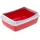 Ferplast Katzentoilette Nip Plus 20 55x40x17,5 Cm Rot