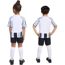 adidas Juventus Turin Minikit 2025/26 Heimtrikot Kinder weiß/schwarz Gr. 110