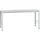 Manuflex Grundtisch UNIVERSAL Standard, Tischplatte Kunststoff, 2000x800, lichtgrau