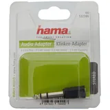Hama 122386 Adapt.KLINKST6,3/KLINK3,5 Farbe: Schwarz