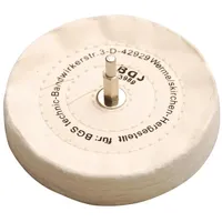 BGS Polierscheibe mit Spanndorn 6 mm Ø 125 mm