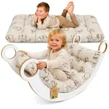 Jugendmatratze Krabbeldecke für Baby Kissen für Kletterbogen - Bodenkissen Kinder, Totsy Baby gelb