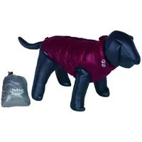 Nobby Hundemantel Light bordeaux-grau