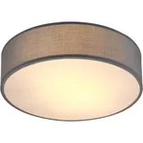 monzana Deckenlampe 1-flammig rund grau