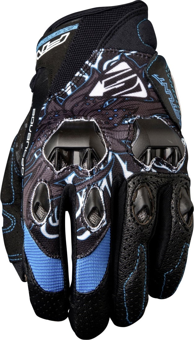 Five Stunt Evo Replica, Handschuhe Damen - Flower Blau - XL