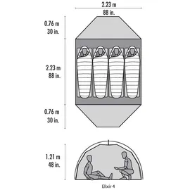MSR Elixir 4 grau/rot