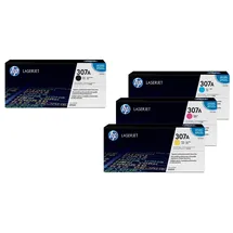 HP Original 307A Toner - 4er Set schwarz, cyan, magenta, gelb