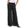 Zero Stoffhose mit weitem Bein Schwarz 40