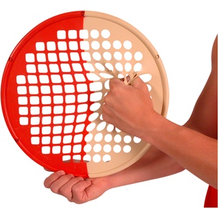 Kübler Sport Power Web Combo, Handtrainer Fingertrainer 38 cm: extra Leicht/Mittel, Rot/Weiß