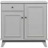 Woood Lily 98 x 93 x 55 cm Grau