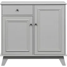 Woood Lily 98 x 93 x 55 cm Grau