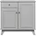 Woood Lily 98 x 93 x 55 cm Grau