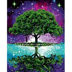 Malen nach Zahlen auf Leinwand "Baum des Lebens", 40 x 50 cm