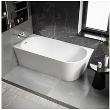 Bernstein - Raumsparbadewanne nora corner Acryl Weiß 170x80cm Einbau Links
