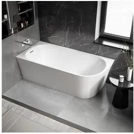Bernstein - Raumsparbadewanne nora corner Acryl Weiß 170x80cm Einbau Links