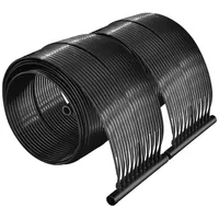 Costway Solarkollektor Poolheizung schwarz 600x75 cm