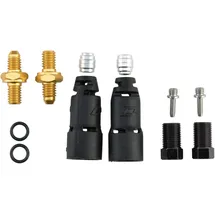 Jagwire Quick-Fit Anschlussset Adapter für SRAM/Avid, schwarz