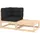 vidaXL Garten-Lounge-Set 2-tlg. Kiefer massivholz silber