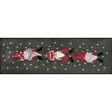 Wash+Dry Winterzwerge 60 x 180 cm grau