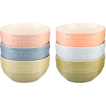Staub Schüssel Set 14 cm Mehrfarbig 6-tlg.