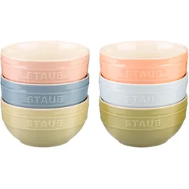 Staub Schüssel Set 14 cm Mehrfarbig 6-tlg.