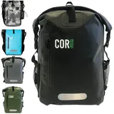 COR Surf Wasserdichter Dry-Bag-Rucksack von mit gepolsterter Laptop-Hülle, robuster Roll-Top-Rucksack - 25L