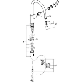 Grohe BauLoop Einhebelmischer Chrom