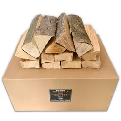 PINI Brennholz ofenfertig Buche 20 Kg ca. 25 cm für Kamin Grill Feuerschale Pizzaofen Smoker