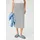 street one studio Midirock Damen Gestreift Weiß 44