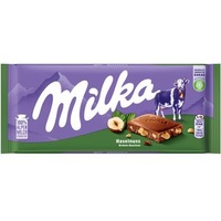 Milka Tafelschokolade Haselnuss, 100g