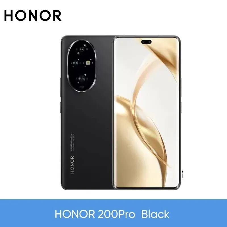 2024 Neues Honor 200 Pro Smartphone 5G Snapdragon 8 Gen 3 6,78 Zoll 120 Hz Bildschirm 5200 mAh Akku