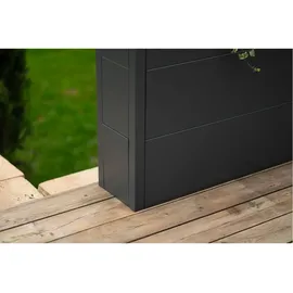 Westmann Talus XL Pflanzkübel 100 x 25 x 77 cm Anthrazit