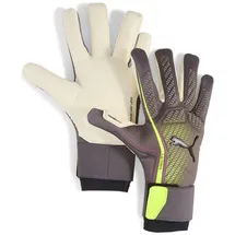 Puma Ultra Ultimate Hybrid Torwarthandschuhe - Matte Aged Silver / Yellow Alert - 7