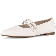 Gabor Ballerina GABOR "Eleganter Ballerina", Damen, Gr. 38, creme, Schuhe Ballerina