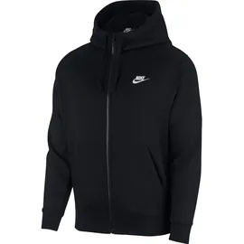 Nike Sportswear Club Fleece Kapuzenjacke black/white XL