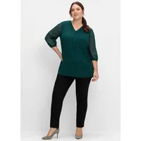 sheego Tunika in tiefgrün | Gr.: 40