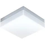EGLO LED Außen-Deckenleuchte Sonella, 1 flammige Außenleuchte für Wand und Decke, Deckenleuchte aus Kunststoff, Farbe: Weiß, IP44