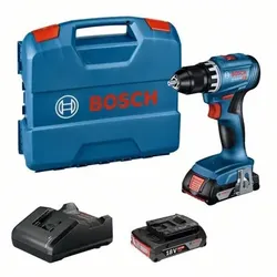 Akku-Bohrschrauber GSR 18V-45, 2x Akku GBA 18V 2.0Ah, L-Case
