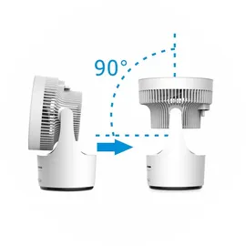 Fakir TVC 360 Tischventilator weiß/schwarz