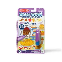 Melissa & Doug Scented Water Wow Wiederverwendbares wasseraktiviertes Aktivitätenblock-Reisespielzeug – Leckereien