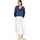 Zero Blusentop Damen mit V-Ausschnitt Blau 40