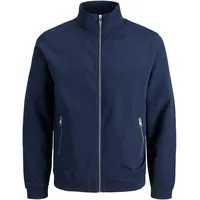 JACK & JONES Herren JJERUSH HARRINGTON BOMBER NOOS, Navy