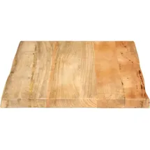 vidaXL Tischplatte mit Baumkante 90 x 60 x 2,5 cm