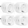 Alecto SMART-PLUG10 - Smarter WLAN-Zwischenstecker, 16 A, 3680 W, 4er-Pack, Weiß