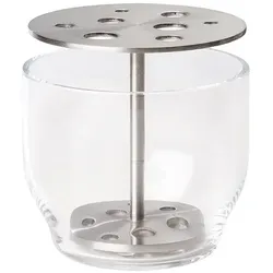 Fritz Hansen - Ikebana Vase Small, Edelstahl / Glas
