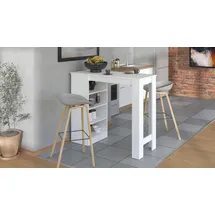 Home Affaire Bartisch Valence 120 x 50 x 150 cm Weiß