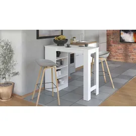 Home Affaire Bartisch Valence 120 x 50 x 150 cm Weiß